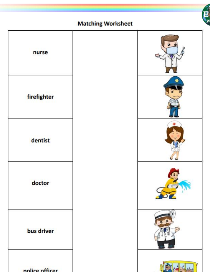 Jobs Worksheet – Muxi ESL World